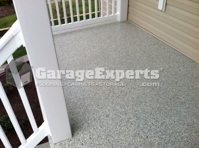 Front porch epoxy