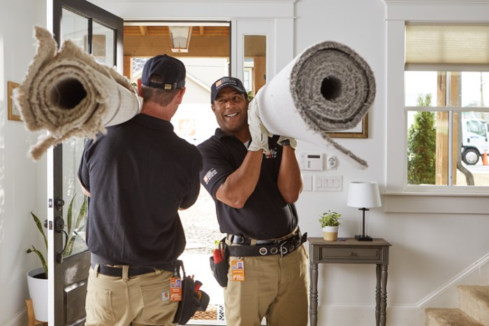 Home depot carpet installation