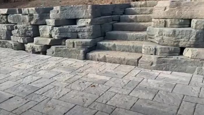 Patio and retaining wall contractors near me