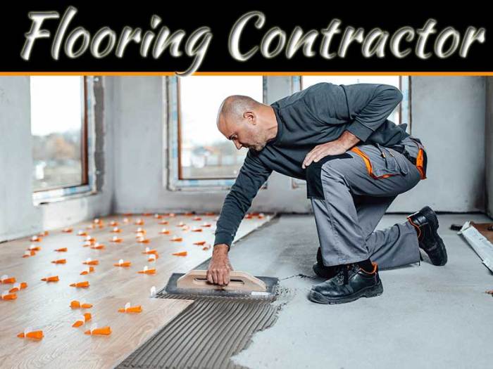 Flooring contractor